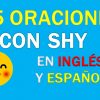 25 Oraciones Con Shy En Inglés | Sentences With Shy