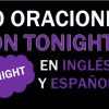 30 Oraciones Con Tonight En Inglés ✔ Frases Con Tonight Fáciles⚡